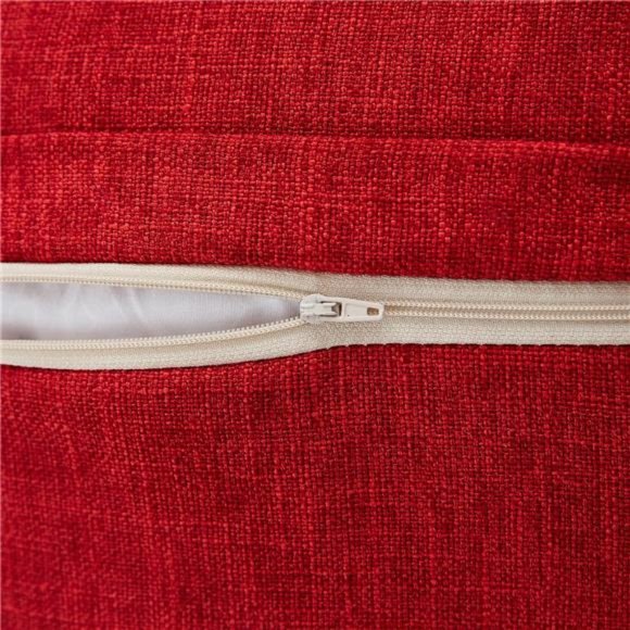 Decorative Throw Pillow Covers Cases Cottage Farmhouse Accent Fall Decor Red 18" - Picture 6 of 6